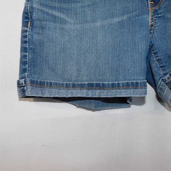 DENIZEN from Levi's Womens 6 Blue Denim Shorts  4" inseam High 8" Rise - Picture 7 of 11